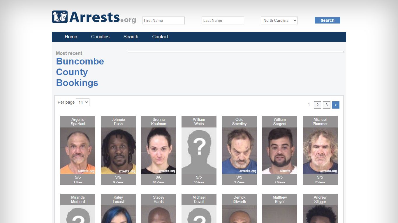 Buncombe County Arrests and Inmate Search